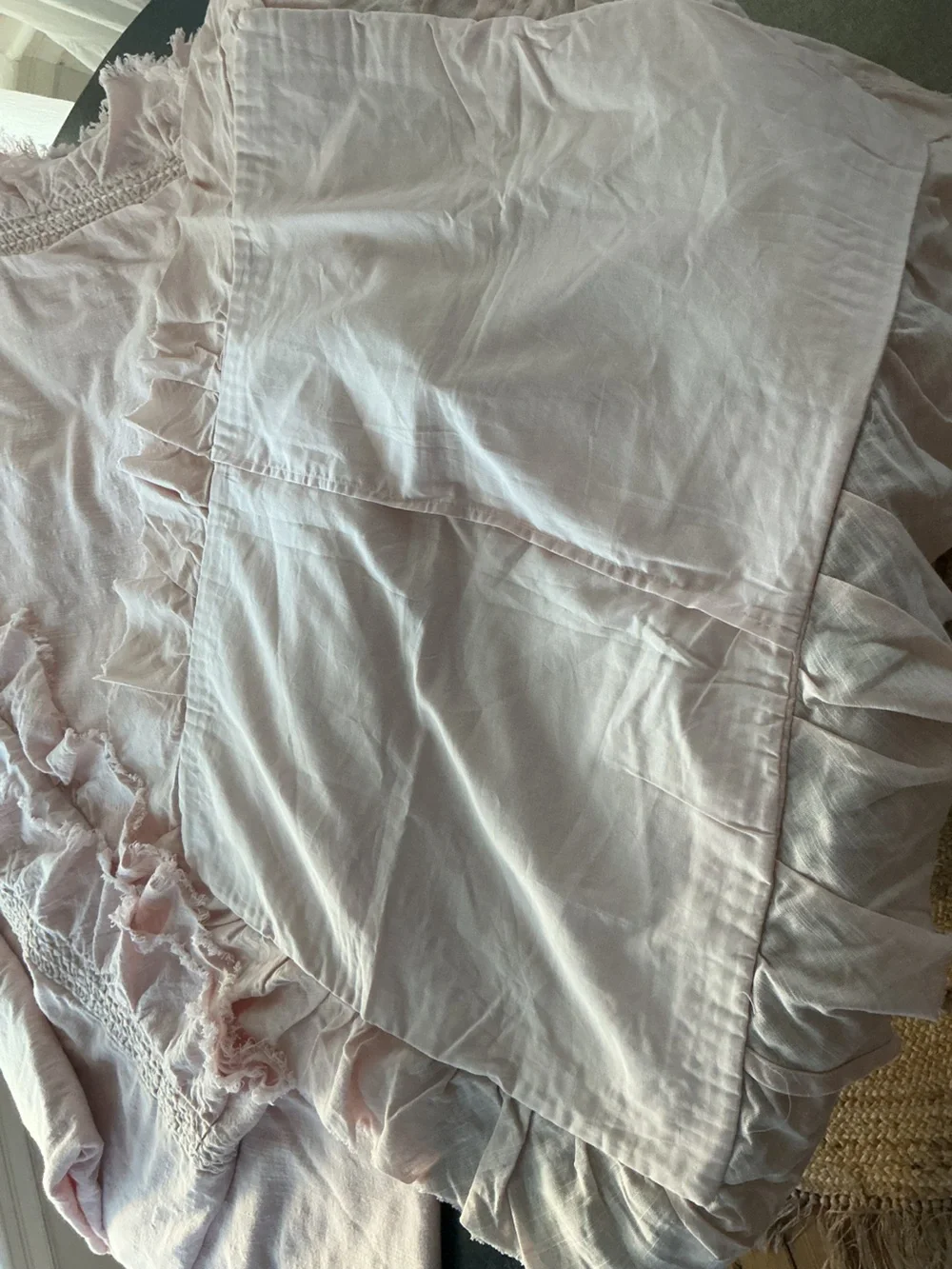 NWOT Nicole Miller Ballerina Pink Duvet/Sham
